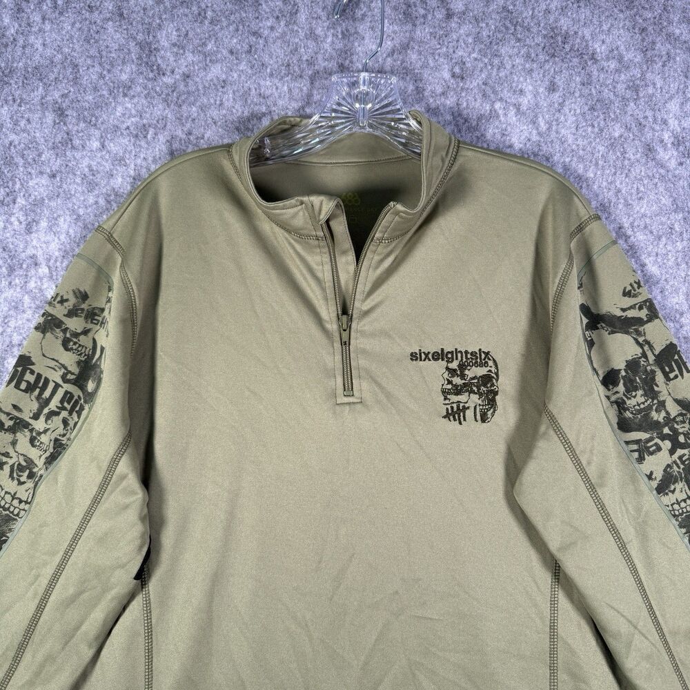 686 Performance Dry 1/4 Zip Pullover Sweater Mens… - image 1